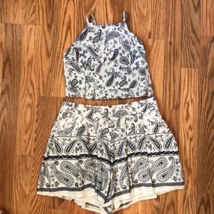 AGACI Matching Set - Halter Top & Shorts